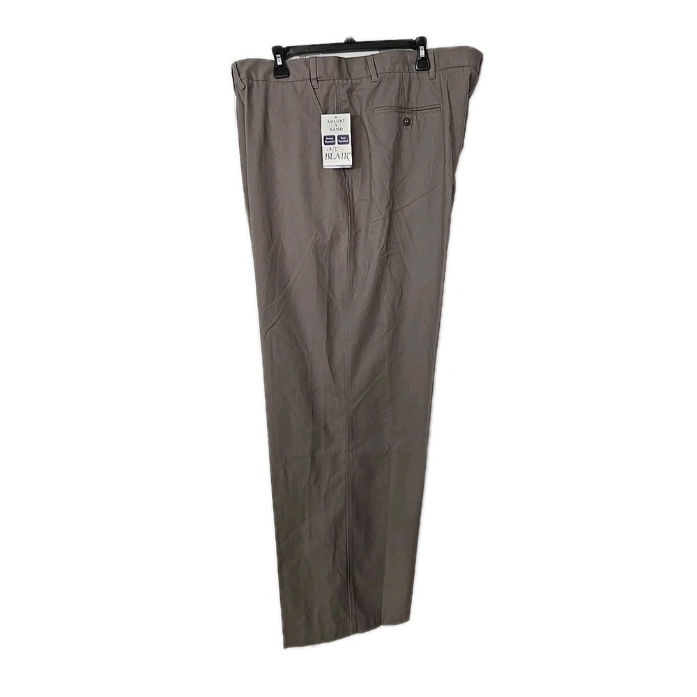 Blair Mens‎ Khakis Pants Size 48 X 31 Long NWT Tan